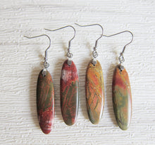 Natural Jasper Stone Earrings (1 pair) - Limited Edition