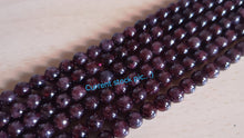 Red Garnet in 108 Bead Mala Necklace (convertible to Bracelet)