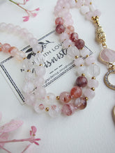 Pink Goddess Rose Quartz Pendant Necklace - Balance, Love, Fertility, Calming, Happiness