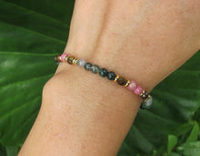 Rhodonite, Jasper, Agate Mix Delicate Bracelet