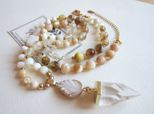 Mother of Pearl Goddess Beaded Necklace - Mother's Day Gift Ideas