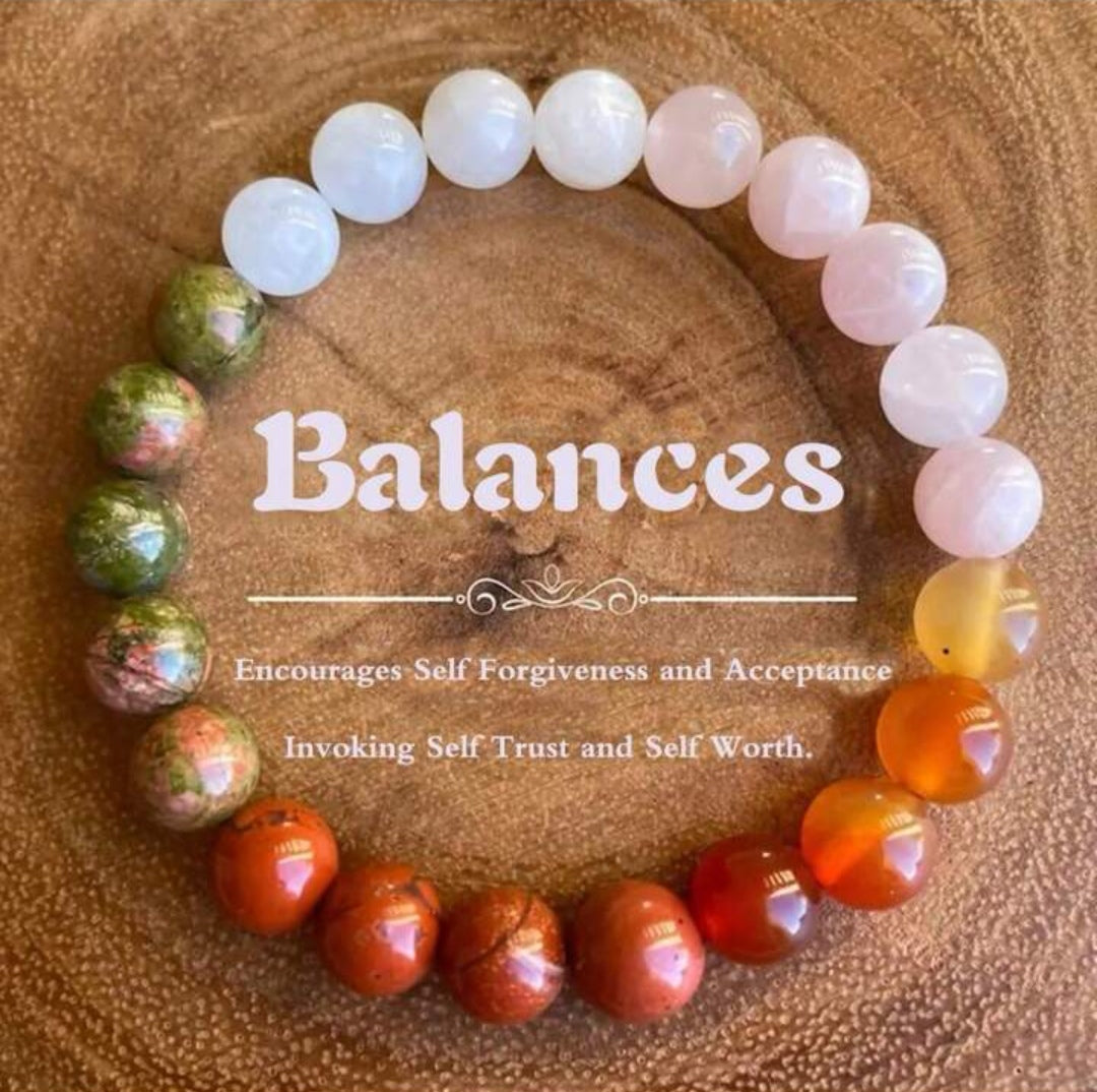 BALANCE & FERTILITY - Heart Chakra Mala Bracelet