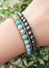 Aqua Terra Jasper Single Wrap Adjustable Bracelet