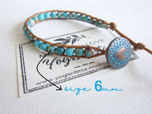 Aqua Terra Jasper Single Wrap Adjustable Bracelet