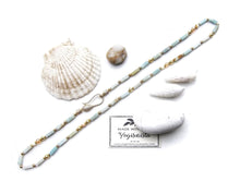 Amazonite and Mother of of Pearl Layering Necklace