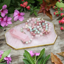 The Pink Enchanter Mala Necklace in 108 Beads