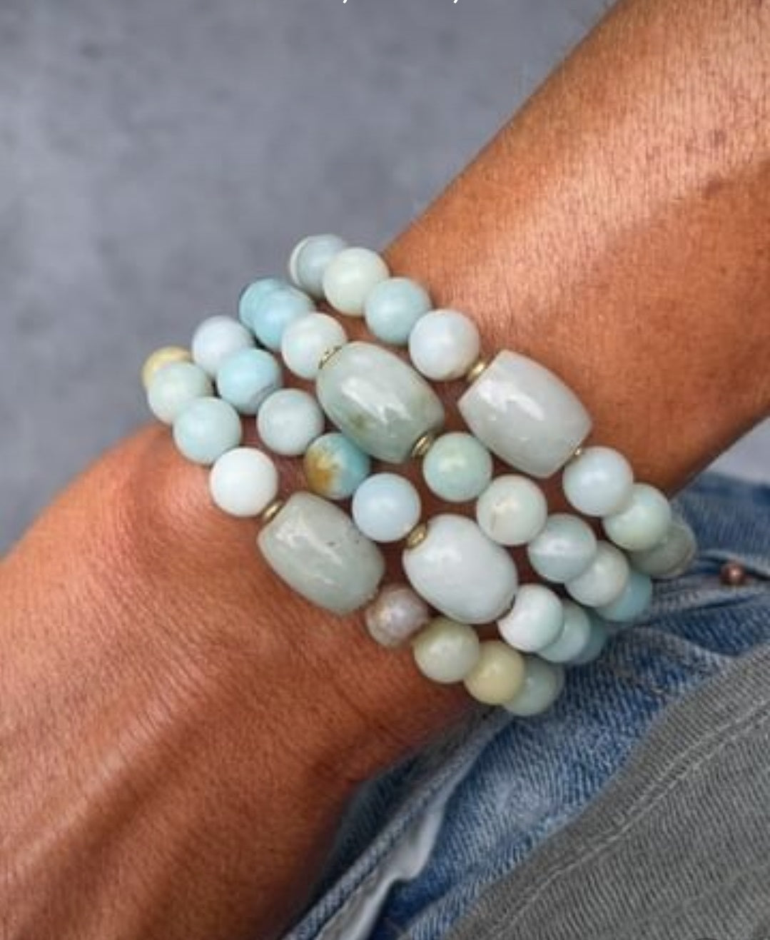 Amazonite Mala Bracelet - Calming