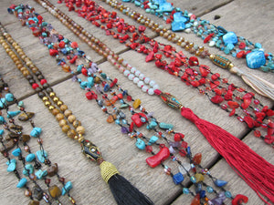 Bohemian Necklaces in wide variety of Mix Tones - ALL ON SALE!