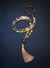 108 Inner Golden Glow Mala Beaded Necklace