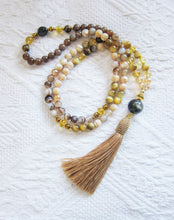 108 Inner Golden Glow Mala Beaded Necklace