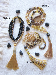 The Goddess Mala Beaded Necklace