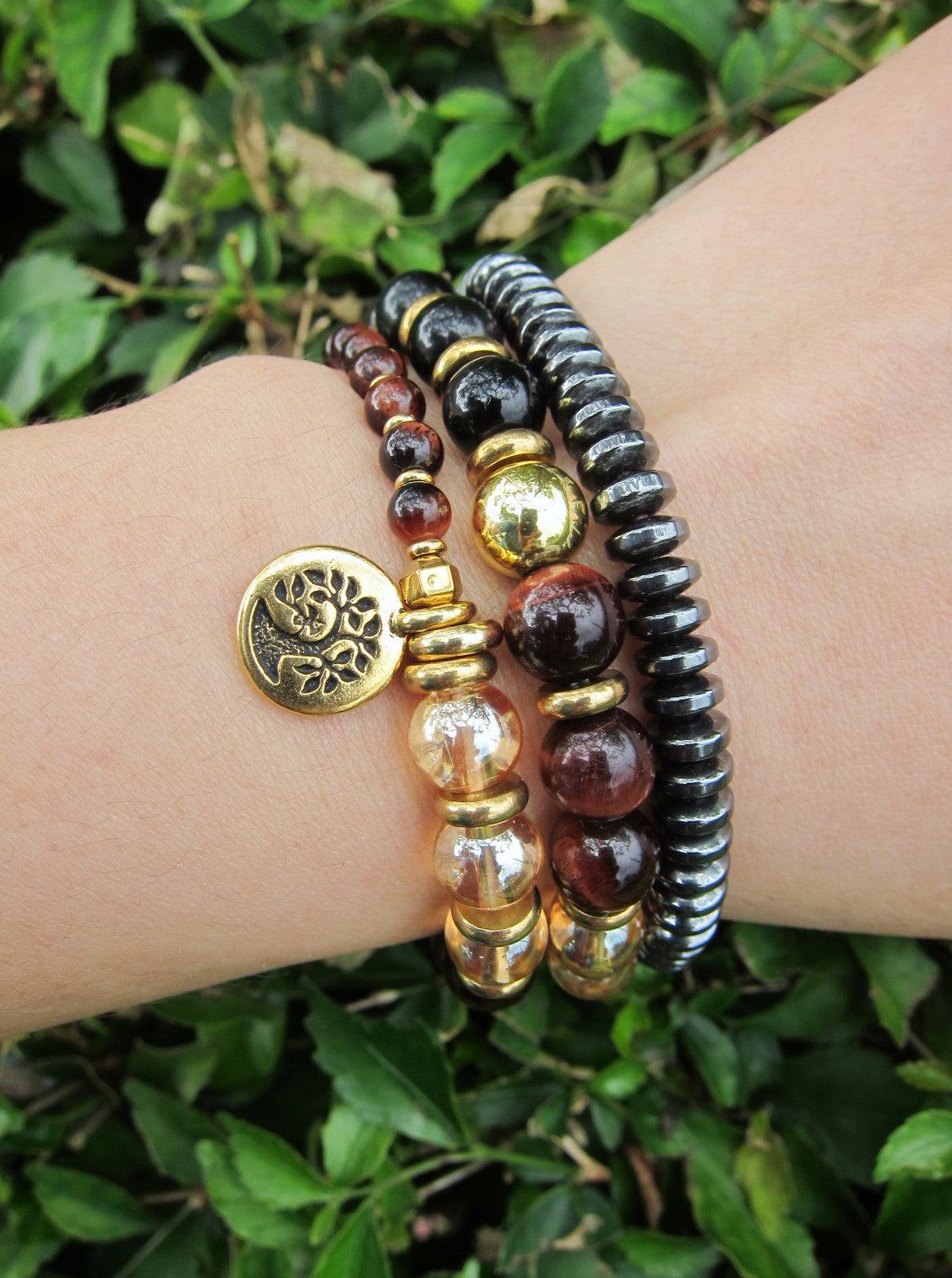 Confidence, Calming + Protection Mala Bracelet