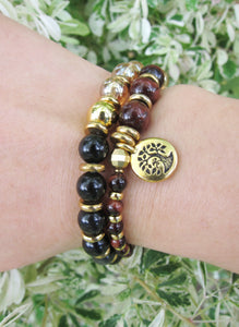 Confidence, Calming + Protection Mala Bracelet