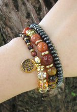 SALE - Tiger Eye Power Mala Bracelet in 27 Beads