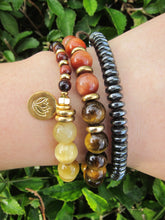 SALE - Manipura Chakra in 27 Beads Mala Bracelet