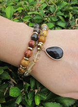 Earthy Mala Stones in 27 Bead Bracelet