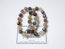 SALE - AAA Colourful Mix Quartz Barrel Bead Mala Bracelet