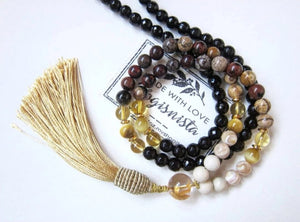 The Goddess Mala Beaded Necklace