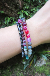 Double Strand Agate Quartz Mix Bracelet - Limited Edition