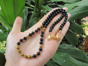 black tourmaline for protection and grounding necklace