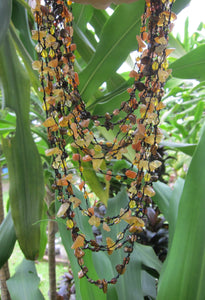 Tiger Eye + Citrine Stone Chips Layering Necklaces - ALL ON SALE!