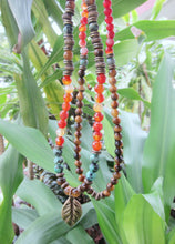 Vintage Turquoise Mandarin in 108 Mala Necklace - Vitality and Prosperity