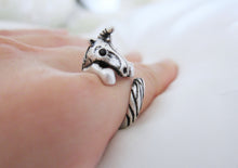 Animal Unicorn Wrap Ring; Cute Unique 3D animal ring, Adjustable Unicorn Ring - yogisnista