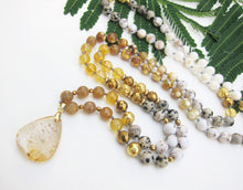 108 Inner Glow Citrine Quartz Mala Beaded Necklace - Limited Edition