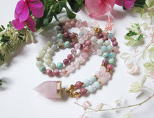 The Pink Enchanter Mala Necklace in 108 Beads