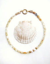 Citrine Quartz and Baroque Freshwater Pearl Statement Necklace