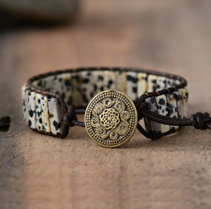 Dalmation Jasper Tubestone Bracelet