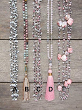 Long Pink Boho Necklaces in wide variety of Mix Tones