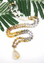 108 Inner Glow Citrine Quartz Mala Beaded Necklace - Limited Edition