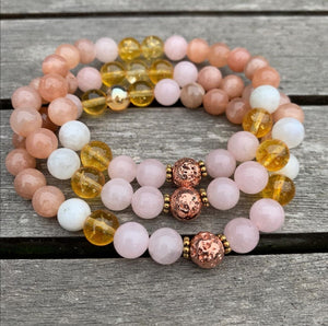 Full Moon Mala Bracelet