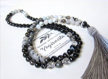 108 Mala Necklace - The Half Eclipse Moon Mala Necklace