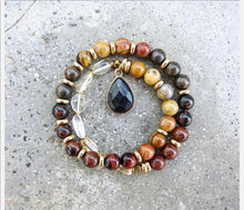 Earthy Mala Stones in 27 Bead Bracelet