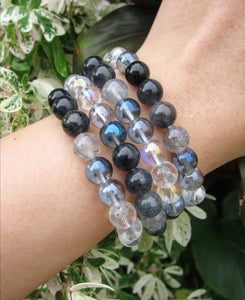 SALE - The Dreamy Blue Quartz Mala Bracelet