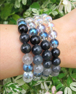 SALE - The Dreamy Blue Quartz Mala Bracelet