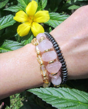 Pink Quartz Mala Bracelet - love, fertility bracelet