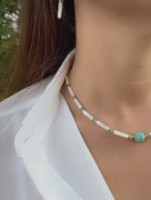 mother of pearl and russian amazonite - gift ideas for xmas