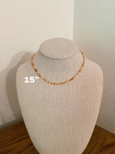 The Peony Carnelian Beaded Necklace