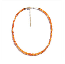 SALE - The Orange Carnelian Beaded Necklace