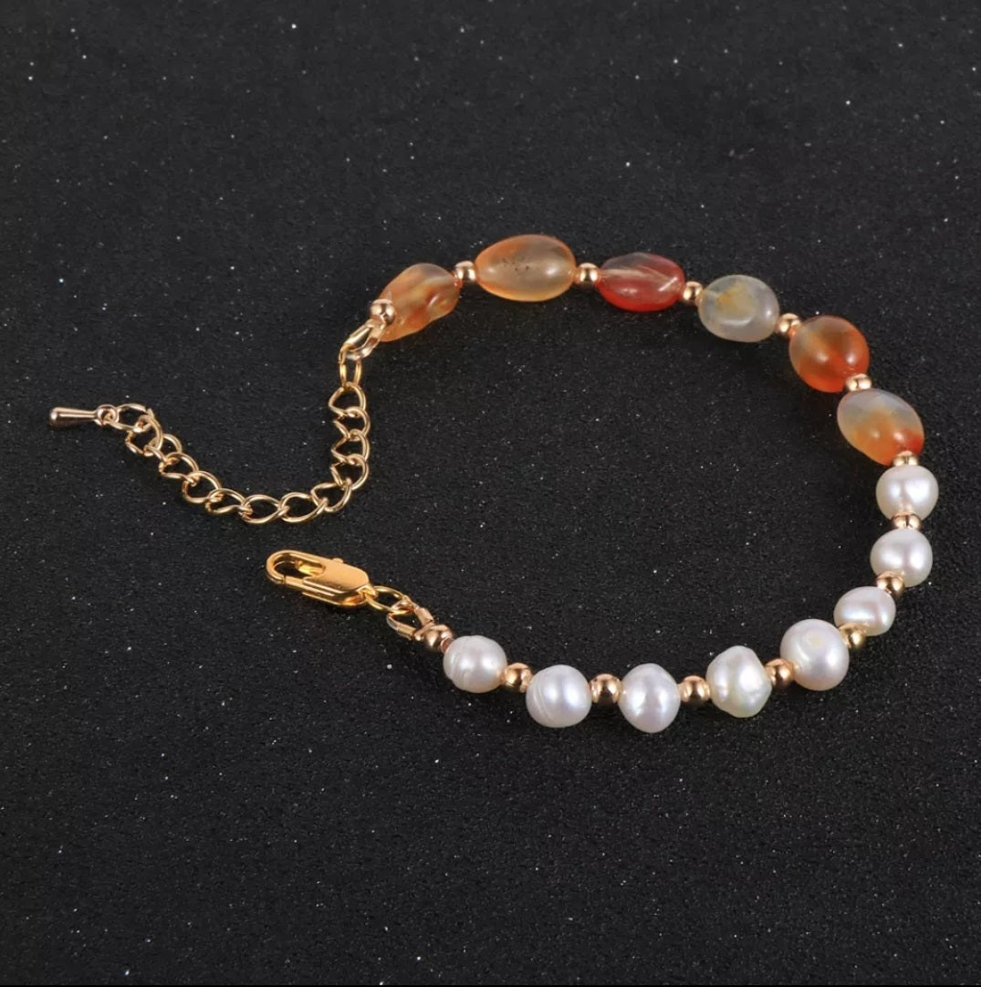 Freshwater Pearl Bracelet - Balance, Fertility, Calming, Happiness